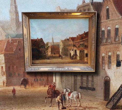 Verdute Amsterdam Antik Gemälde